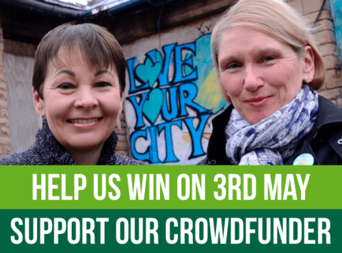 Hwlp us win on 3rd May, support our crowdfunder