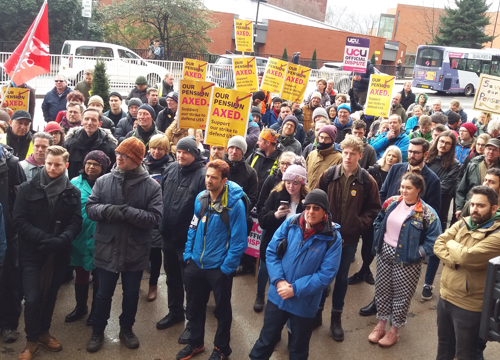 UCU strikers