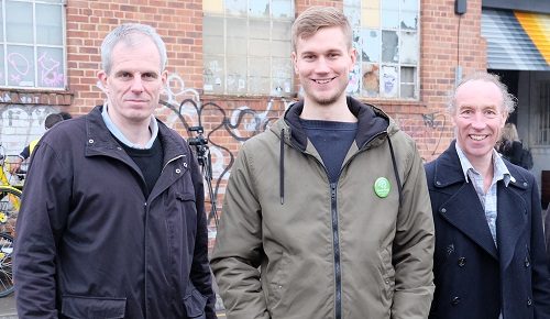 Cllrs Rob Murphy, Martin Phipps & Douglas Johnson