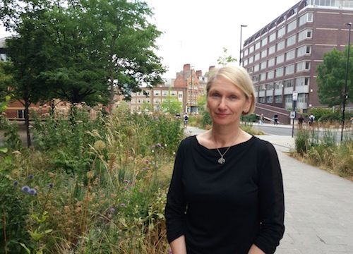 Cllr Alison Teal outside court 12 July 18