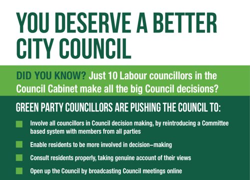 You deserve a better council leaflet