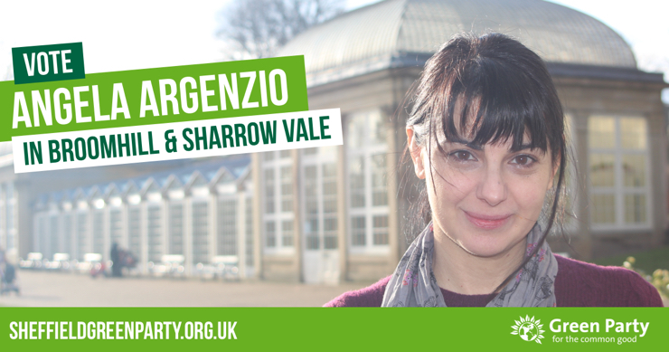 Vote Angela Argenzio in Broomhill & Sharrow Vale