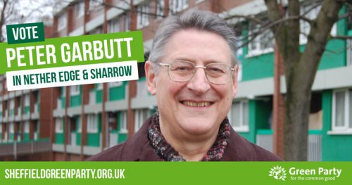 Vote Peter Garbutt in Nether Edge & Sharrow