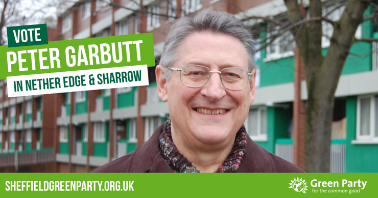 Vote Peter Garbutt in Nether Edge & Sharrow