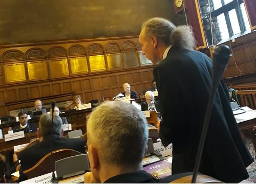 Cllr Douglas Johnson's speech on the budget amendment