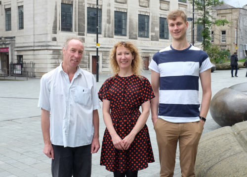 Cllrs Douglas Johnson, Ruth Mersereau and Martin Phipps