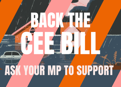 Back the CEE Bill. Ask your MP to support.