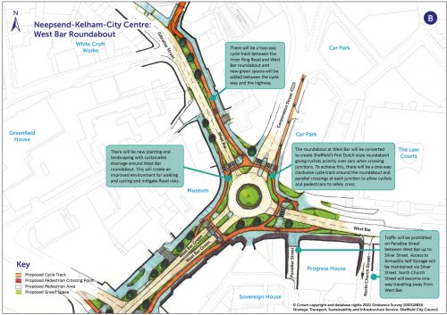 Dutch Roundabout proposal for West Bar