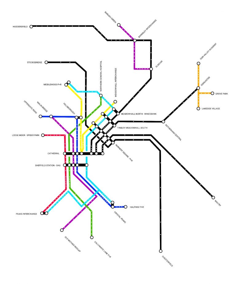 South-Yorkshire-metro-map | Sheffield Green Party