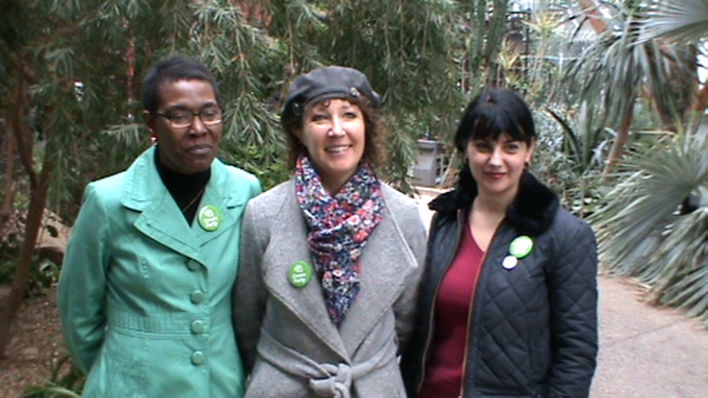 Cllr Ruth Mersereau with fellow candidates Bev Bennett (left) and Cllr Angela Argenzio (right)