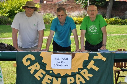 Peter Garbutt, Rob Murphy and Eamonn Ward at the Sharrow Festival in 2013