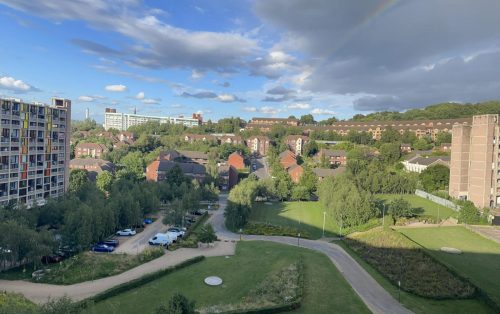 The two fields the Urban Splash want to turn into car parks.