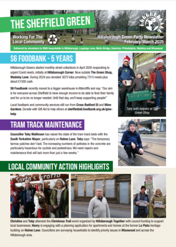 Hillsborough Winter Newsletter Page 1