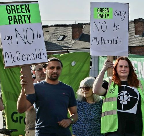 Greens say NO to McDonald's