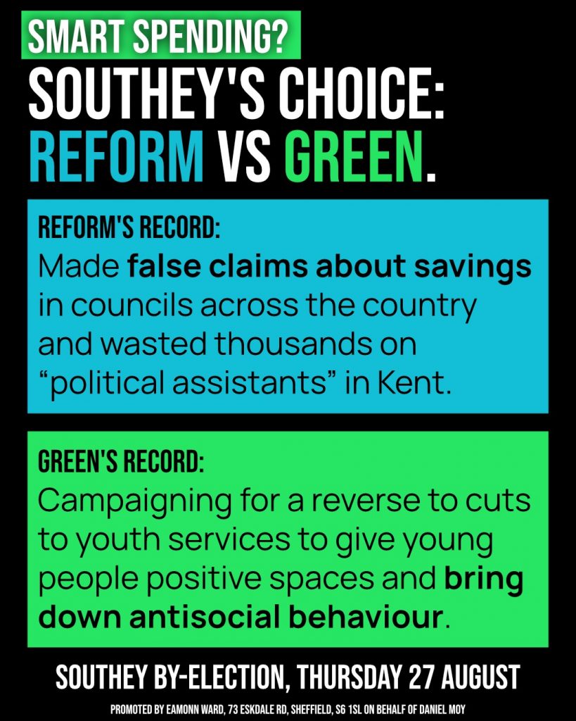 Southey's Choice Reform v Green Youth Services